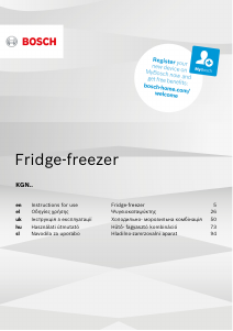 Manual Bosch KGN39VL35G Fridge-Freezer