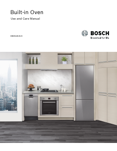 Manual Bosch HBE5453UC Oven