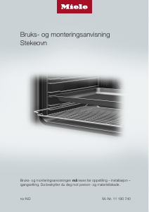 Bruksanvisning Miele H 7160 BP Ovn