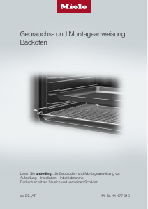 Bedienungsanleitung Miele H 7660 BP Backofen