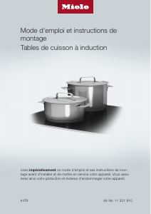 Mode d’emploi Miele KM 7200 FR Table de cuisson