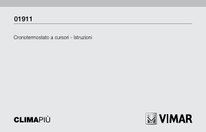 Manuale Vimar 01911 Termostato