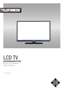 Bedienungsanleitung Telefunken L24H185I3 LCD fernseher
