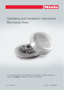 Manual Miele M 6040 SC Microwave
