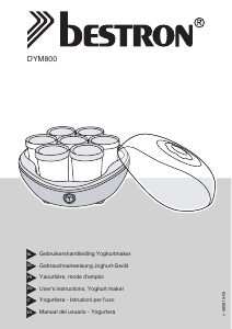 Manual de uso Bestron DYM800 Yogurtera
