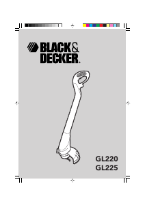 Manual Black and Decker GL225 Aparador de relva