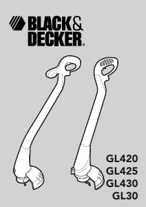 Manuale Black and Decker GL430 Tagliabordi