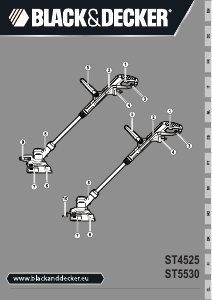 Manual de uso Black and Decker ST4525 Cortabordes