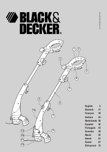 Manual Black and Decker GL337SB Aparador de relva