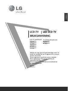 Bruksanvisning LG 47SL8000-ZB LCD TV