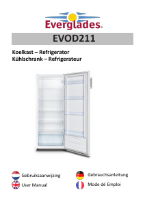 Mode d’emploi Everglades EVOD211 Réfrigérateur