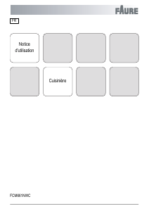 Mode d’emploi Faure FCM661NWC Cuisinière