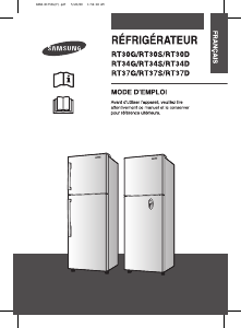 Mode d’emploi Samsung RT34GKIH Réfrigérateur combiné