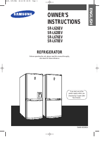 Manual Samsung SR-L626EV Fridge-Freezer