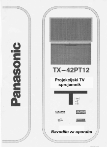 Priročnik Panasonic TX-42PT12 Televizor