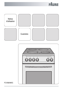 Mode d’emploi Faure FCV560NSC Cuisinière