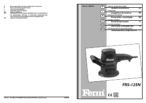 Manual de uso FERM ESM1001 Lijadora excéntrica