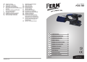 Brugsanvisning FERM PSM1010 Planslibere