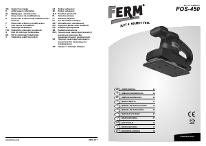 Mode d’emploi FERM PSM1011 Ponceuse vibrante