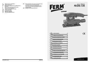 Manual FERM PSM1015 Lixadeira vibratória