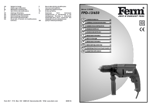 Bedienungsanleitung FERM PDM1001 Schlagbohrmaschine