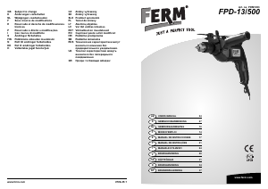 Manuale FERM PDM1003 Trapano a percussione