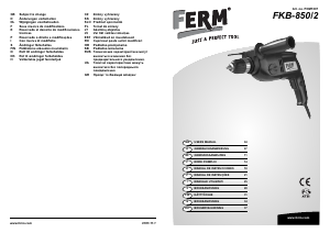 Bedienungsanleitung FERM PDM1007 Schlagbohrmaschine