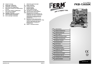 Handleiding FERM PDM1015 Klopboormachine