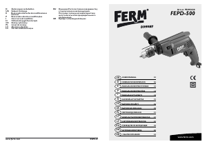 Manuál FERM PDM1020 Vrtací kladivo
