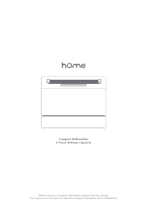 Manual Home HME01033N Dishwasher