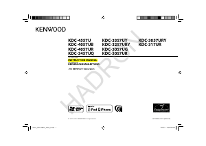 Manual Kenwood KDC-317UR Car Radio