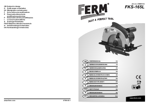 Brugsanvisning FERM CSM1014 Rundsav