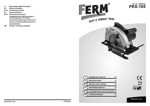 Instrukcja FERM CSM1004 Pilarka tarczowa