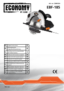 Manual FERM CSM1034 Circular Saw