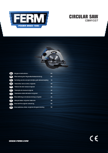 Mode d’emploi FERM CSM1037 Scie circulaire