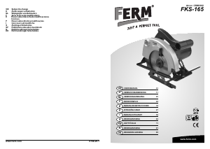 Bruksanvisning FERM CSM1002 Sirkelsag