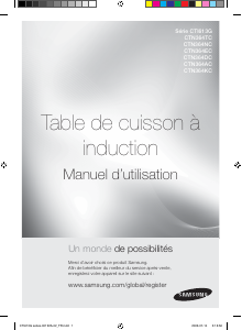 Mode d’emploi Samsung CTN364DC01 Table de cuisson