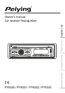 Manual Peiying PY-6333 Car Radio