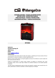 Manual Orbegozo CM 9015 Heater