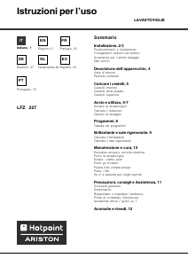 Mode d’emploi Hotpoint-Ariston LFZ 227 A IX Lave-vaisselle