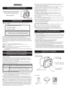 Manual de uso Omron HEM-6221LA Tensiómetro