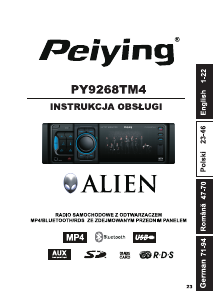 Instrukcja Peiying PY-9268 Radio samochodowe
