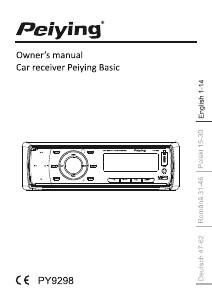 Manual Peiying PY-9298 Car Radio