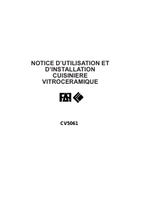 Mode d’emploi FAR CV5061 Cuisinière