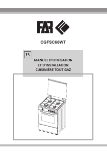 Mode d’emploi FAR CGFSC66WT Cuisinière