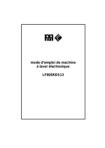 Mode d’emploi FAR LF805RDS13 Lave-linge