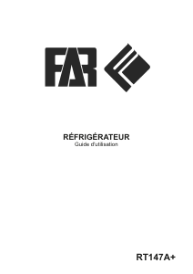 Mode d’emploi FAR RT147A+ Réfrigérateur