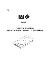 Mode d’emploi FAR IND13 Table de cuisson