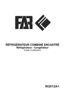 Mode d’emploi FAR RI2012A+ Réfrigérateur combiné