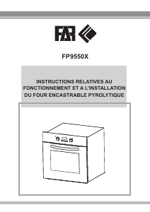 Mode d’emploi FAR FP9550X Four